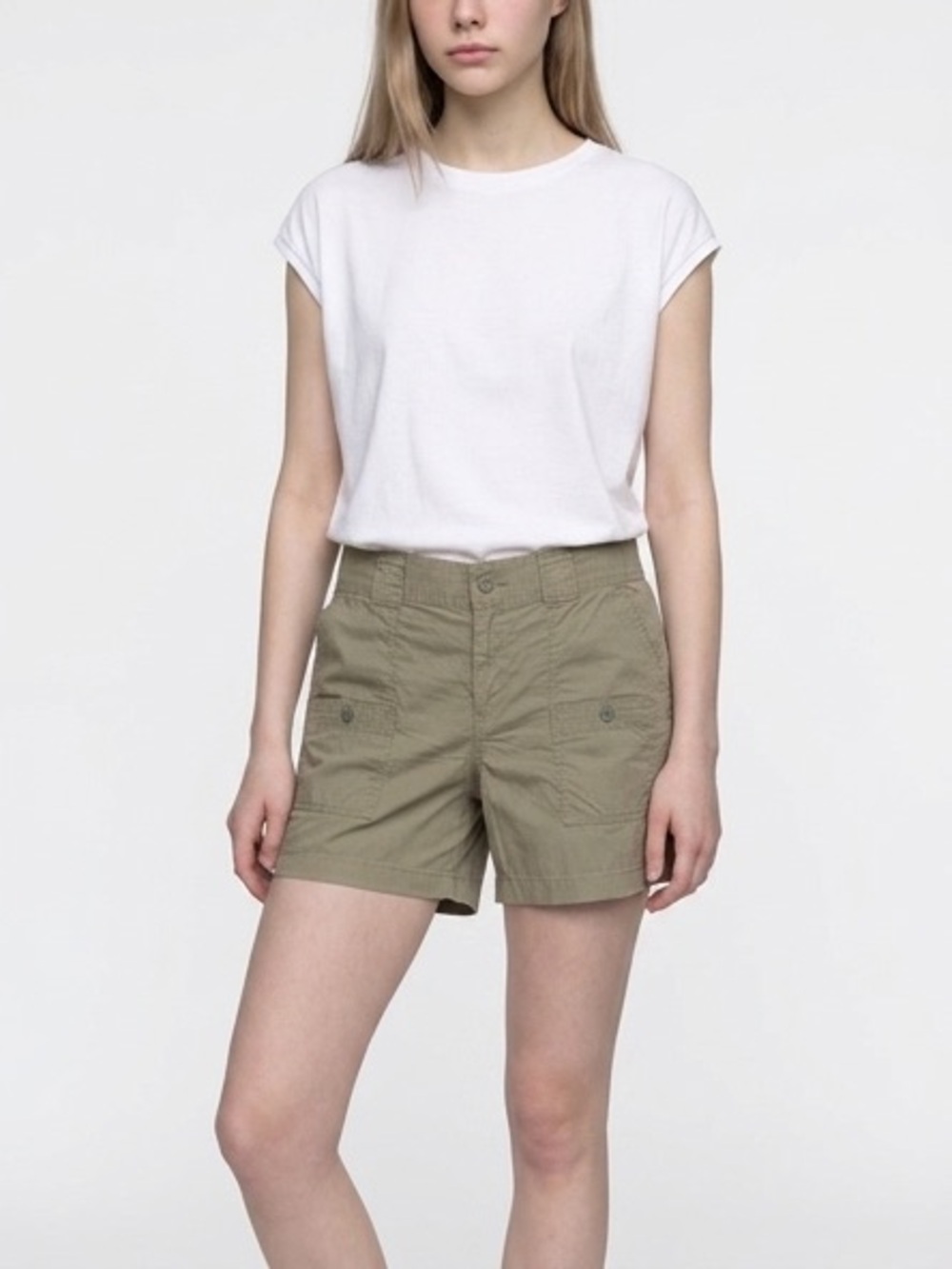 Gap Women’s Olive Green Utility Cargo Shorts Size 6